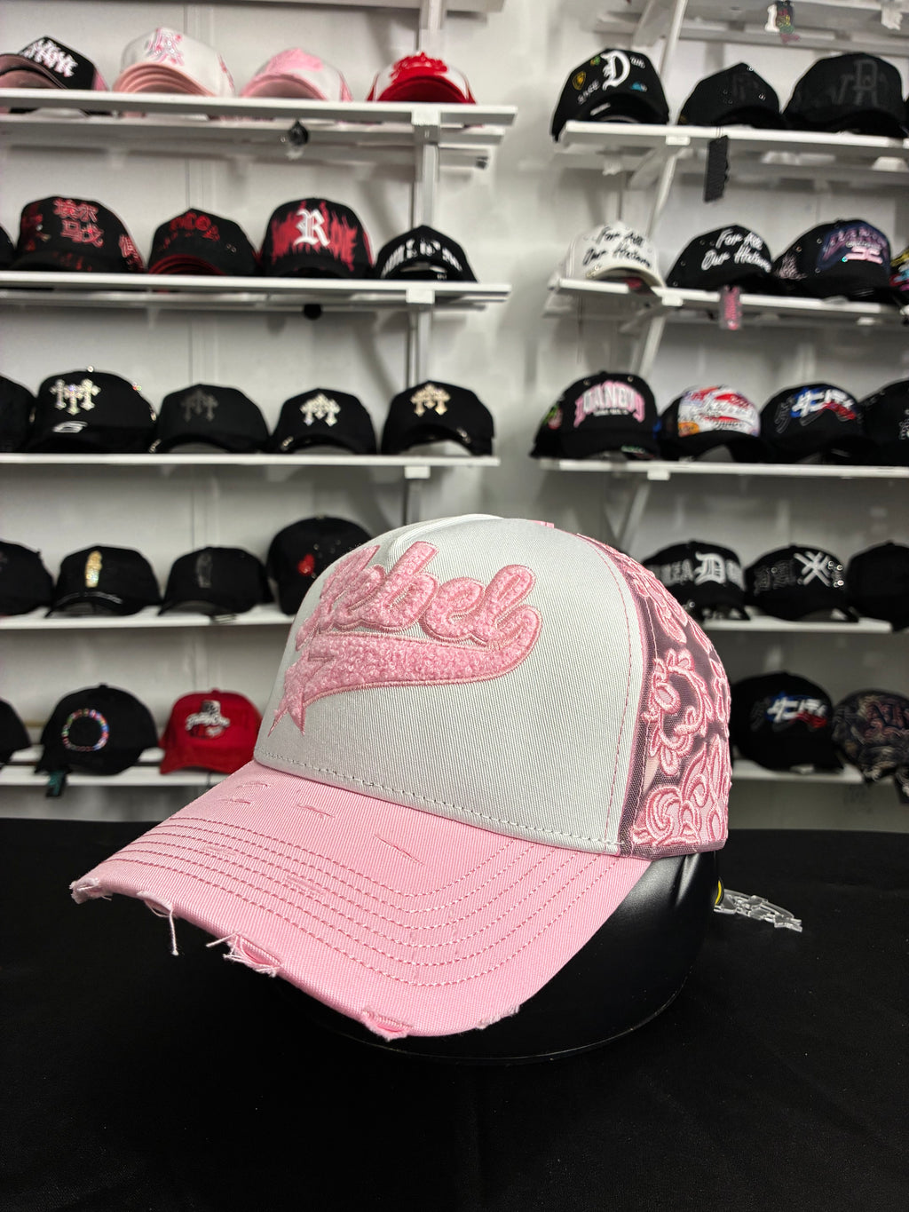 Revel hats,Just Lies Pink