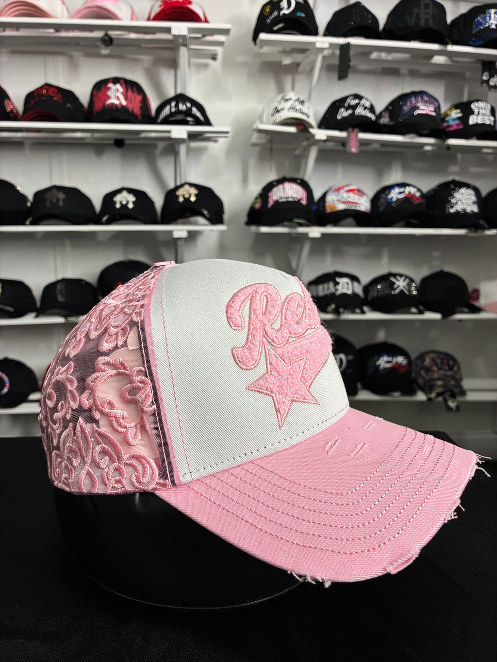 Revel hats,Just Lies Pink